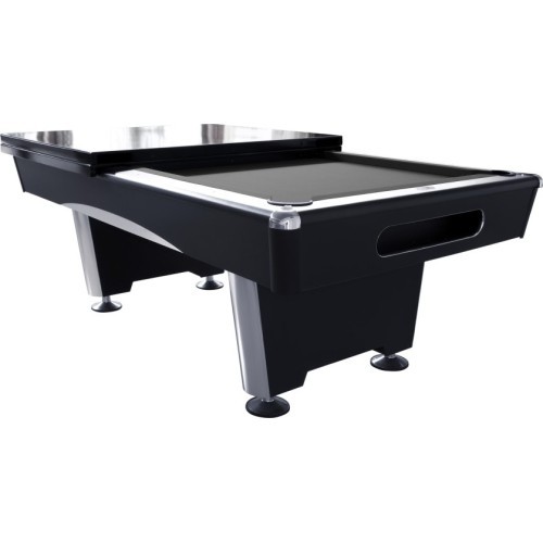 Billiard Table, Pool, Triumph Plus, Black, 7 ft., Club Cloth yellow green