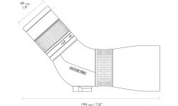 Hawke Nature Trek 9-27x56 k observation telescope.