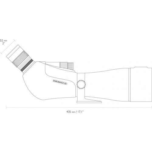 Hawke Endurance ED 25-75x85 k observation telescope.