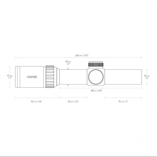 Оптический прицел Hawke Vantage 30 WA 1-4x24 IR L4A Dot