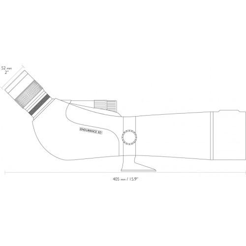 Novērošanas teleskops Hawke Endurance ED 20-60x68