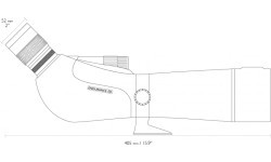 Novērošanas teleskops Hawke Endurance ED 20-60x68