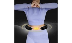 Masāžas stīpa HMS HHM13 ar atsvaru un skaitītāju, melna/zelta