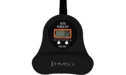 HHM13 NEW HULA HOOP BLACK/GOLD MAGNETIC WITH WEIGHT + COUNTER HMS