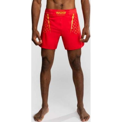 Venum x WOW FC vīriešu cīņas šorti – Fury Red/Gold