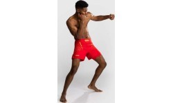 Venum x WOW FC Men’s Fight Shorts - Fury Red/ Gold