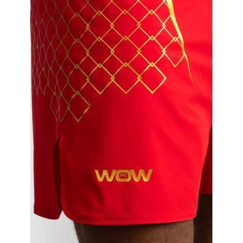 Мужские шорты для единоборств Venum x WOW FC – Fury Red/Gold