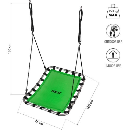 NB5045 STORK'S NEST SWING GREEN NILS