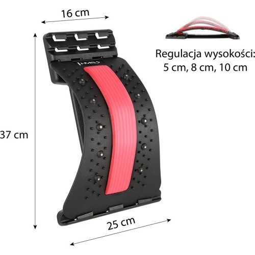 HMS PRP02 sarkans muguras stiepšanas ierīce ar magnētiem