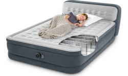 Надувной матрас-кровать 236x152 см с насосом, 2-местный DELUXE 64448ND