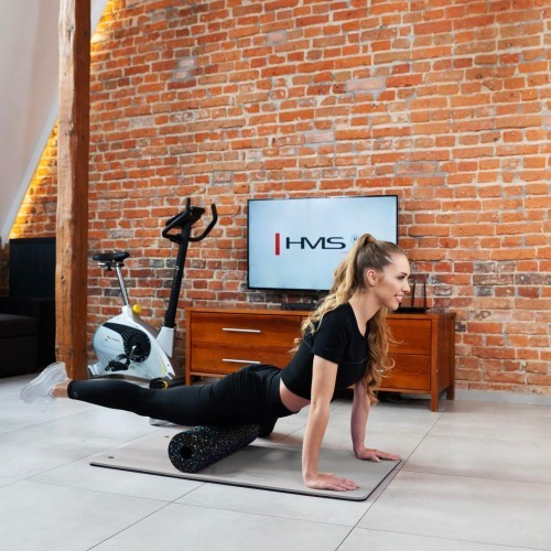 Fitnesa paklājs MFK02 (pelēki melns)