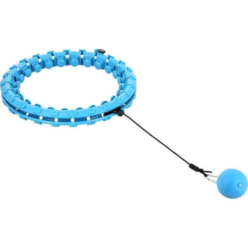 HHW01 BLUE HULA HOOP WITH WEIGHT HMS