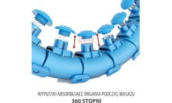Обруч хула-хуп с утяжелителем HMS HHW01, синий