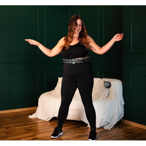 Vingrošanas stīpa ar atsvaru HMS HHW12 Plus Size, melna