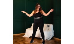 Vingrošanas stīpa ar atsvaru HMS HHW12 Plus Size, melna