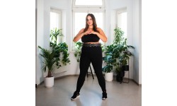 Vingrošanas stīpa ar atsvaru HMS HHW12 Plus Size, melna
