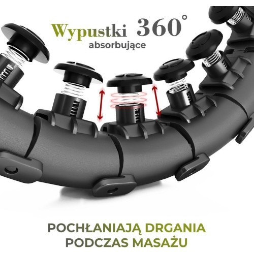Vingrošanas stīpa ar atsvaru HMS HHW12 Plus Size, melna