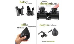 Обруч для фитнеса с утяжелителем HMS HHW12 Plus Size, чёрный