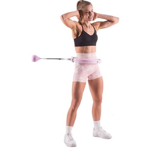 HHW06 PINK HULA HOOP WITH WEIGHT + COUNTER HMS