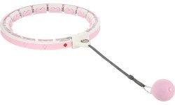 HHW06 PINK HULA HOOP WITH WEIGHT + COUNTER HMS