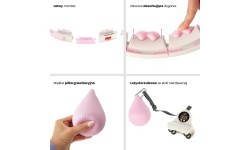 HHW06 PINK HULA HOOP WITH WEIGHT + COUNTER HMS