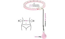 HHW06 PINK HULA HOOP WITH WEIGHT + COUNTER HMS