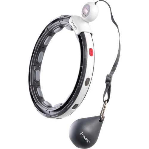 HHM15 HULA HOOP BLACK MAGNETIC WITH WEIGHT + COUNTER HMS