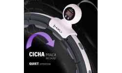 HHM15 HULA HOOP BLACK MAGNETIC WITH WEIGHT + COUNTER HMS
