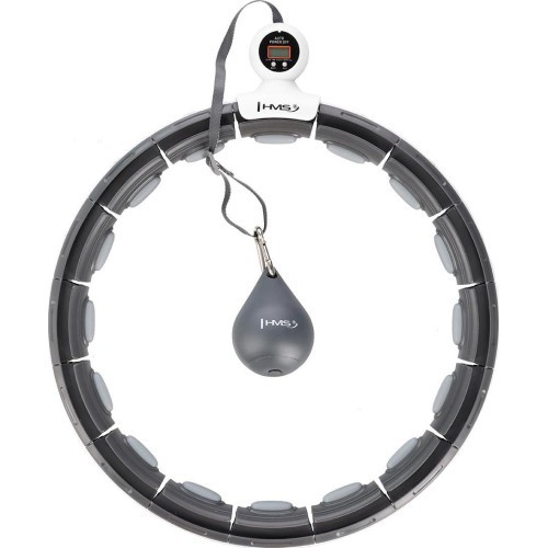 Masāžas stīpa HMS HHM15 ar atsvaru un skaitītāju, melna