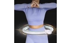 HHM15 HULA HOOP GREEN MAGNETIC WITH WEIGHT + COUNTER HMS