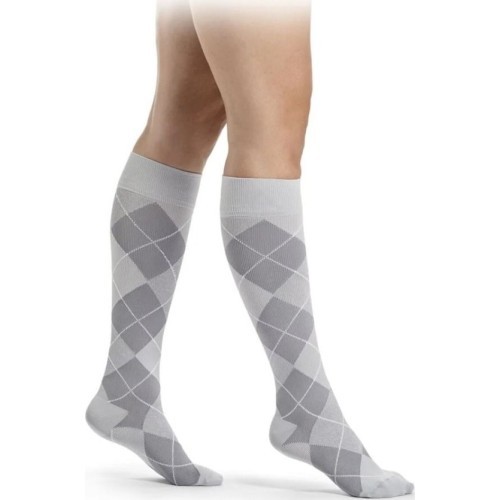 Женские компрессионные носки SIGVARIS MICROFIBER SHADES - Серый - C(41-44)