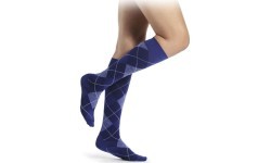 Kompresinės moteriškos kojinės MICROFIBER SHADES by SIGVARIS - Violet - C(41-44)