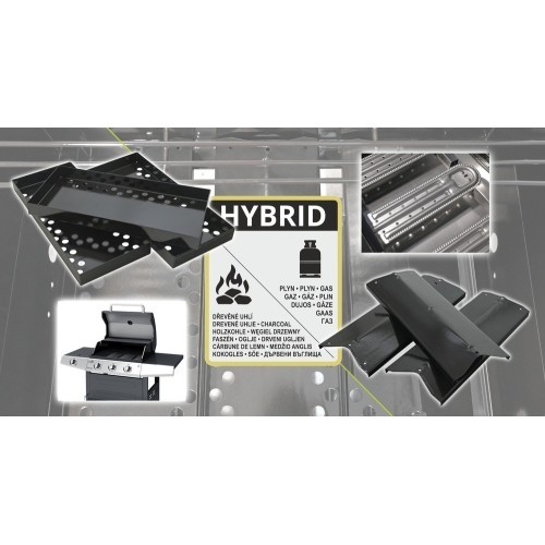 Газово-угольный гриль HYBRID CORE