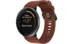 Polar Ignite 3 Titanium Fitness SmartWatch with Leather band - Black/Bronze