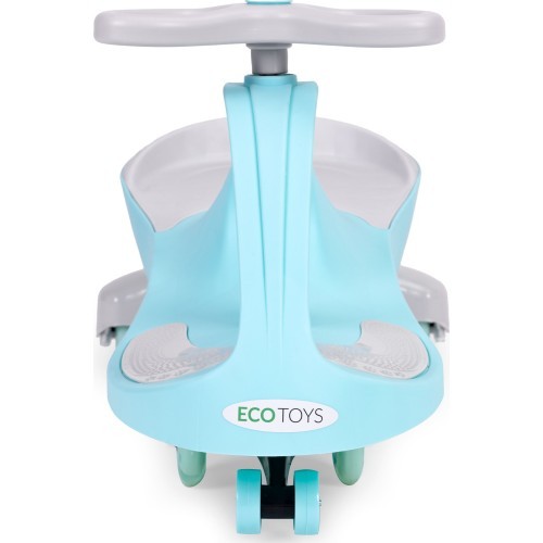 Гравитационная машинка для детей со светодиодными колёсами синяя ECOTOYS