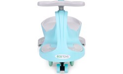 Гравитационная машинка для детей со светодиодными колёсами синяя ECOTOYS