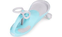 Гравитационная машинка для детей со светодиодными колёсами синяя ECOTOYS
