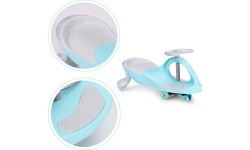 Гравитационная машинка для детей со светодиодными колёсами синяя ECOTOYS