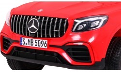 Детский электромобиль Mercedes GLC 63S, красный