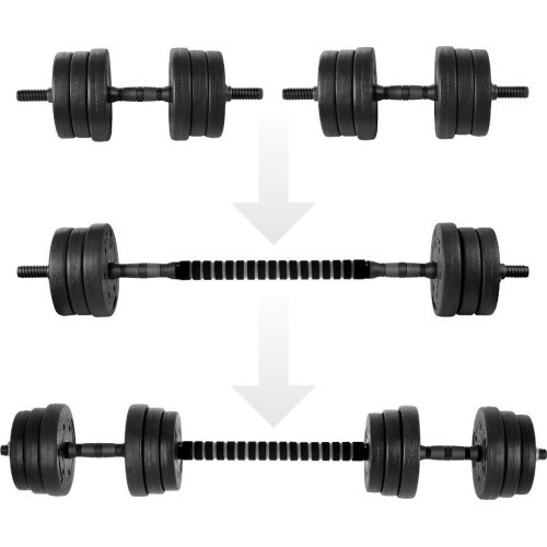 Hanteļu komplekts 2x 10 kg Spokey PONDUS 20