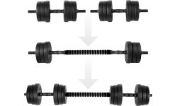 A set of dumbbells 2x 10 kg Spokey PONDUS 20