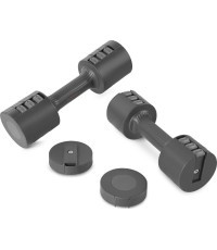 Regulējamu hanteļu komplekts Spokey MULTIBELL, 2x2,5 kg