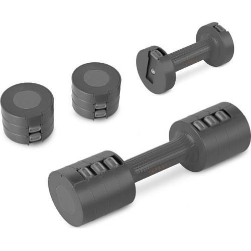 Regulējamu hanteļu komplekts Spokey MULTIBELL, 2x2,5 kg