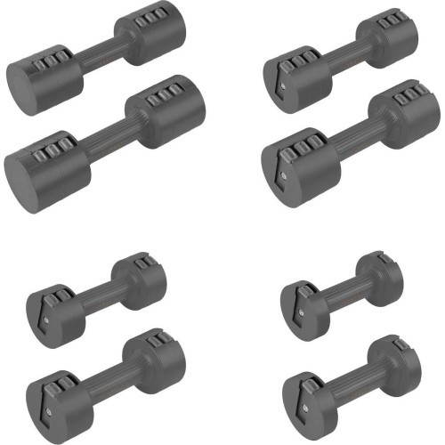 Regulējamu hanteļu komplekts Spokey MULTIBELL, 2x2,5 kg