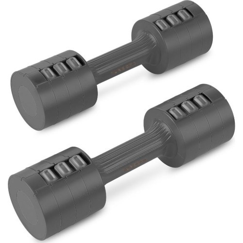 Regulējamu hanteļu komplekts Spokey MULTIBELL, 2x2,5 kg