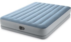 Duży materac dmuchany dwuosobowy 203x152x36 cm z wbudowaną pompką elektryczną łóżko INTEX 64159