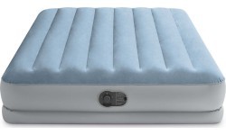 Liels divvietīgs piepūšams matracis 203x152x36 cm ar iebūvētu elektrisko sūkni INTEX 64159