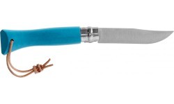 Нож Opinel Colorama 06 inox бирюзовый с темляком