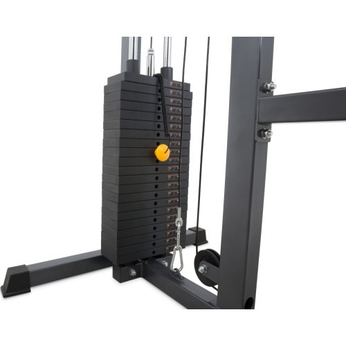 PowerMark 660LR Lat/Low Row Machine with WS210 Weight Stack