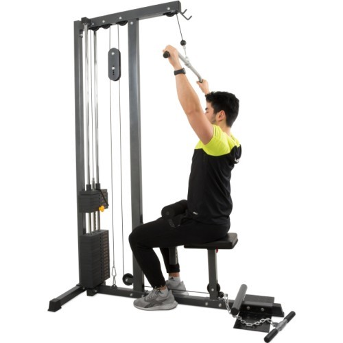 PowerMark 660LR Lat/Low Row Machine with WS210 Weight Stack